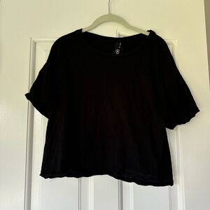 Bbbi LA Black Cropped T-Shirt